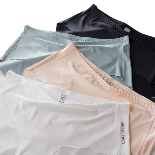 Women's Ice Silk Blend Invisible Lines No Show Hipster Panty (Pack of 1)