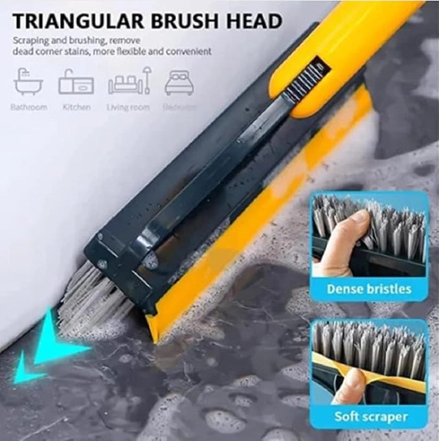 2 in1 Floor Scrub Cleaning Brush Wiper ( Pack of 2)