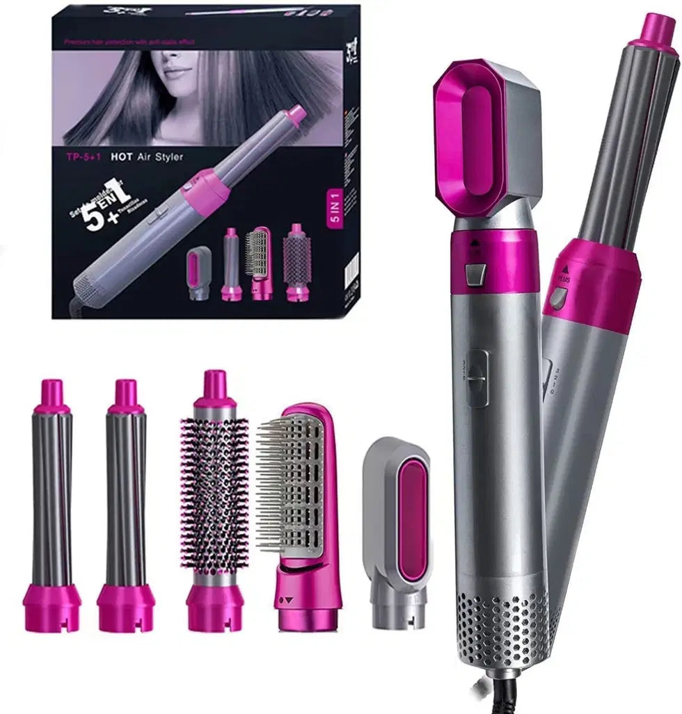 5 in 1 Hot Air Brush Hair Dryer & Volumizer